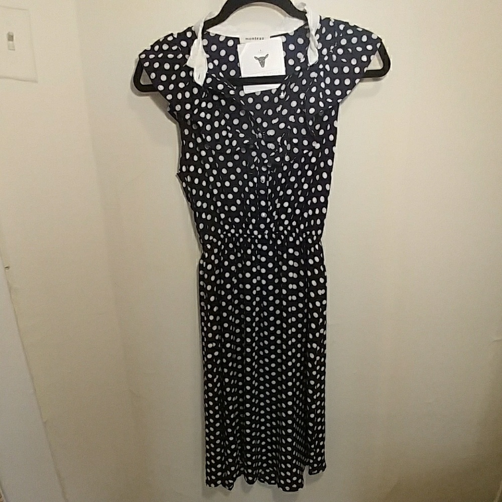 Polka Dot Monteau Dress